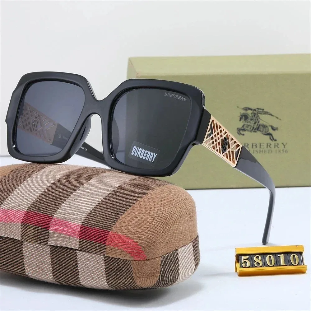 Burberry Burberry TB Monogram Classic Sunglasses Black Black - 1