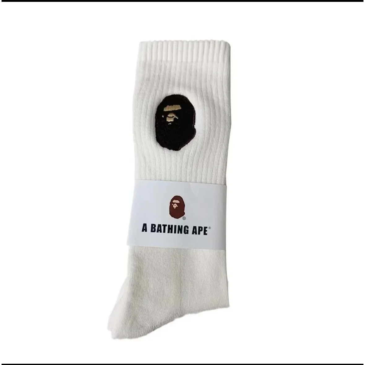 A Bathing Ape A Bathing Ape BAPE STA White Crew Socks White