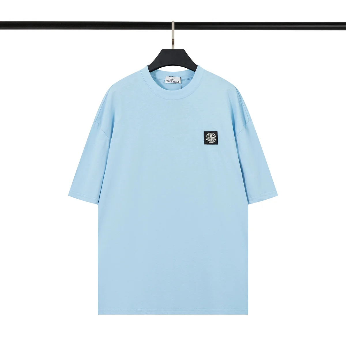 Stone Island Stone Island 68-15 Light Blue Oversized T-Shirt Blue