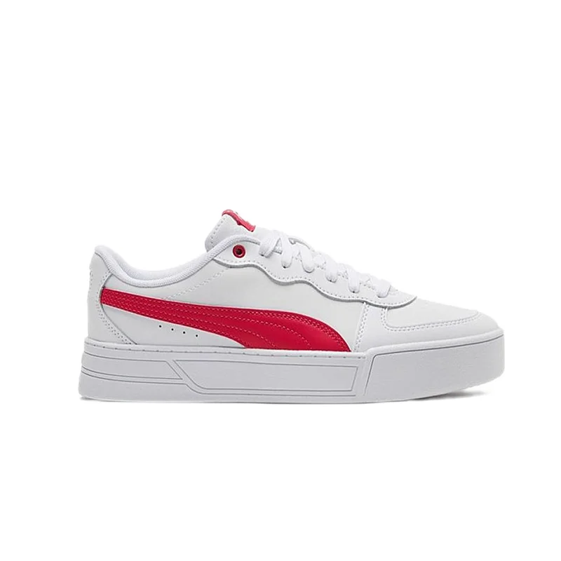 Puma Puma White/Red Platform Sneakers White