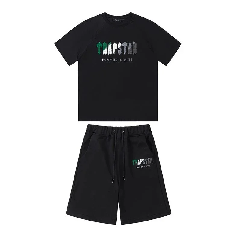 Trapstar Trapstar Black Set Streetwear T-Shirt & Shorts Black - 1