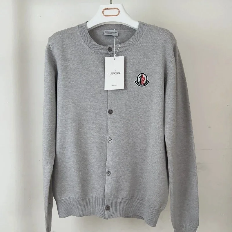 Moncler Grey Cardigan Sweater catalog image