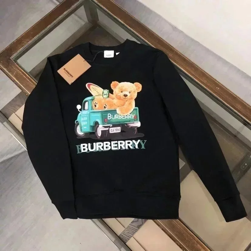 Burberry Burberry Bear Print Black Sweatshirt Black