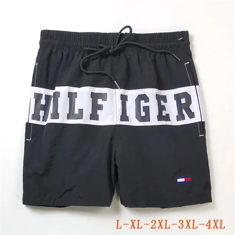 Tommy Hilfiger Tommy Hilfiger Classic Logo Black & White Shorts Black - 1