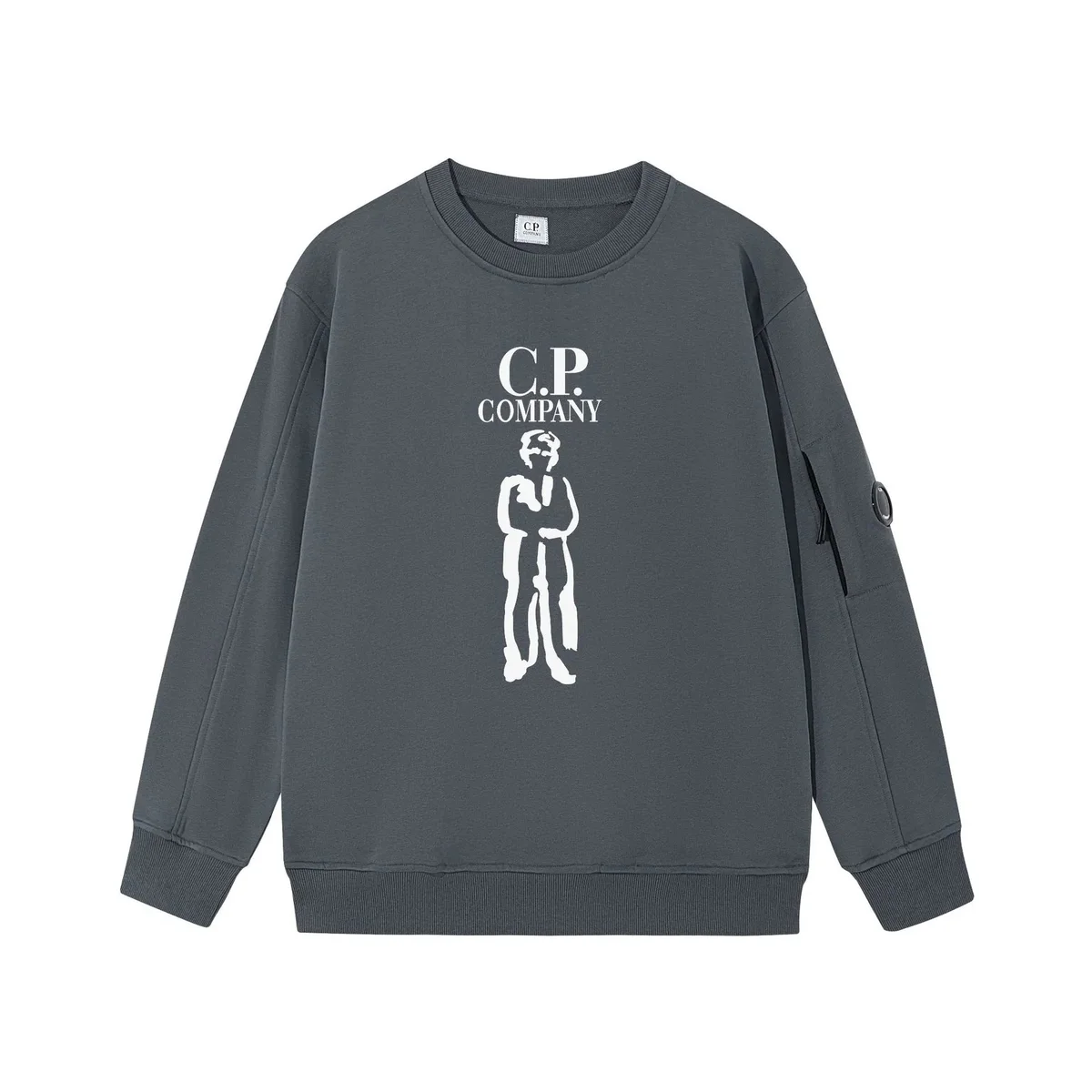 CP Company C.P. Company Grey Graphic Sweatshirt Grey - 1