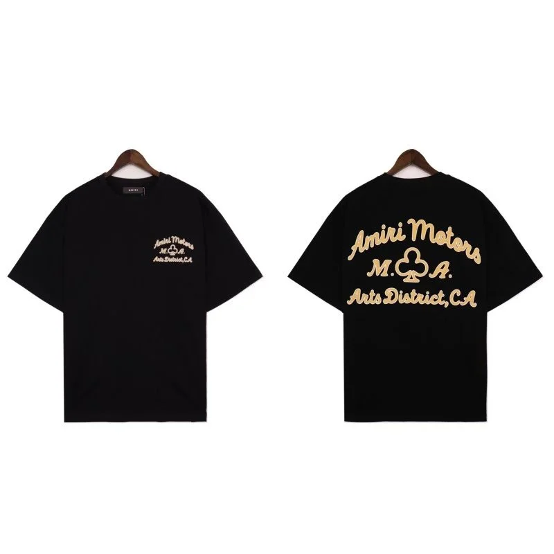 Amiri Amiri Motors M.A. Arts District, CA Black T-Shirt Black - 1