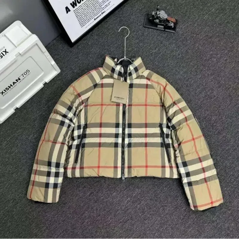 Burberry Burberry Vintage Check Beige Plaid Parka Beige - 1