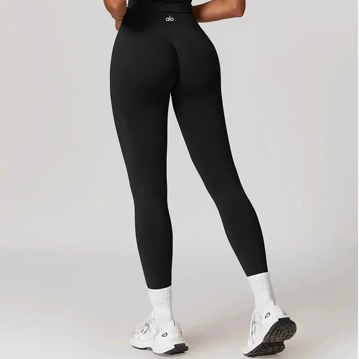 Alo Yoga Alo Seamless Leggings Advanced Black Women's Bottoms Black - 1