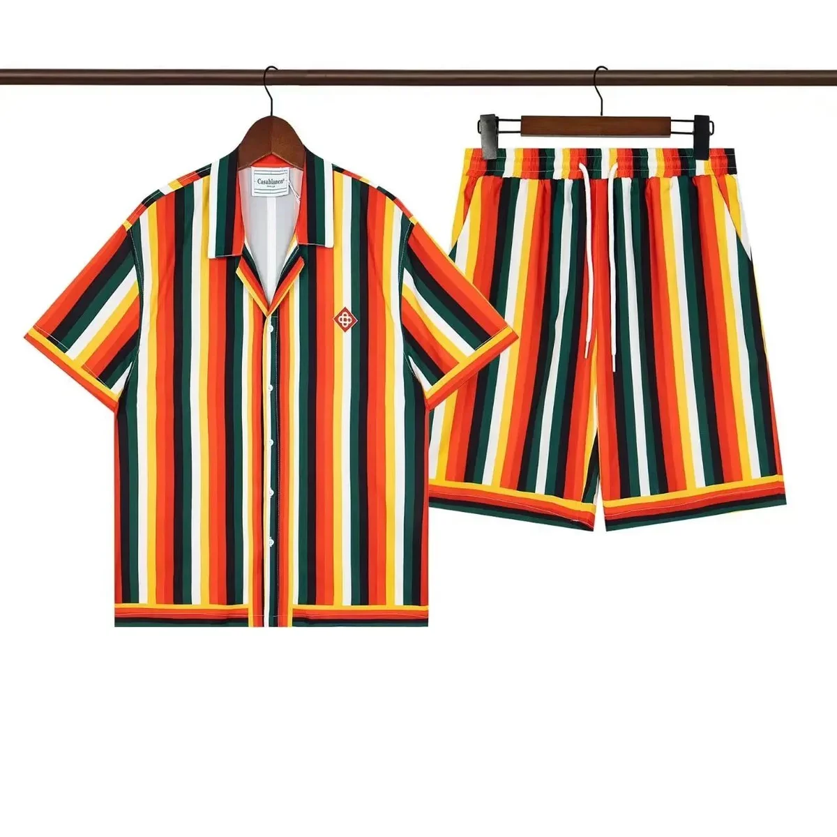Casablanca Casablanca Tennis Club Multicolor Striped Co-ord Set Multicolor - 1