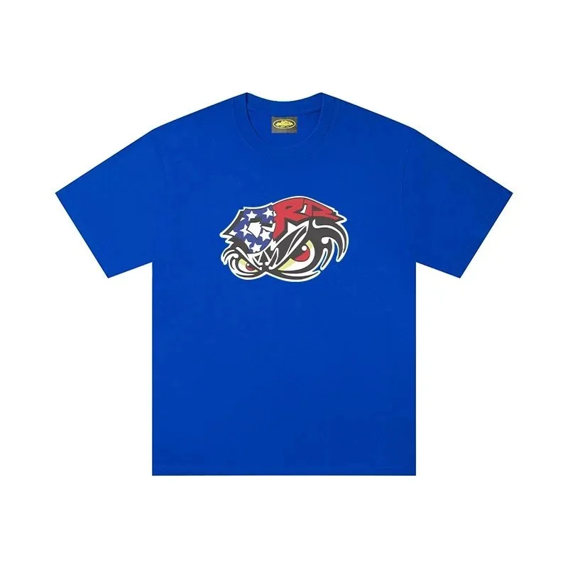 Other Blue American Flag Graphic T-Shirt Blue - 1