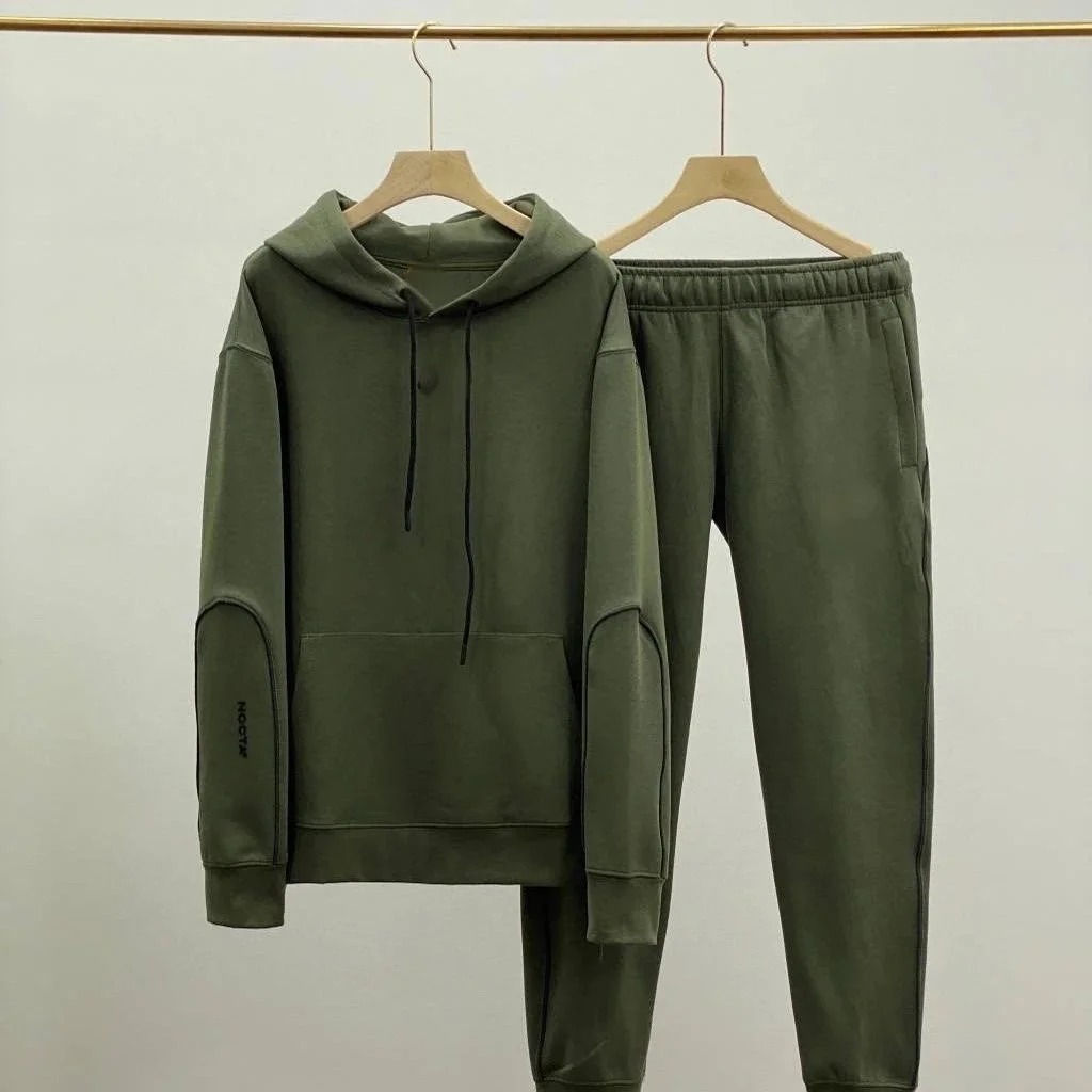 Other Military Green Hoodie & Sweatpants Tracksuit Set Green - 1