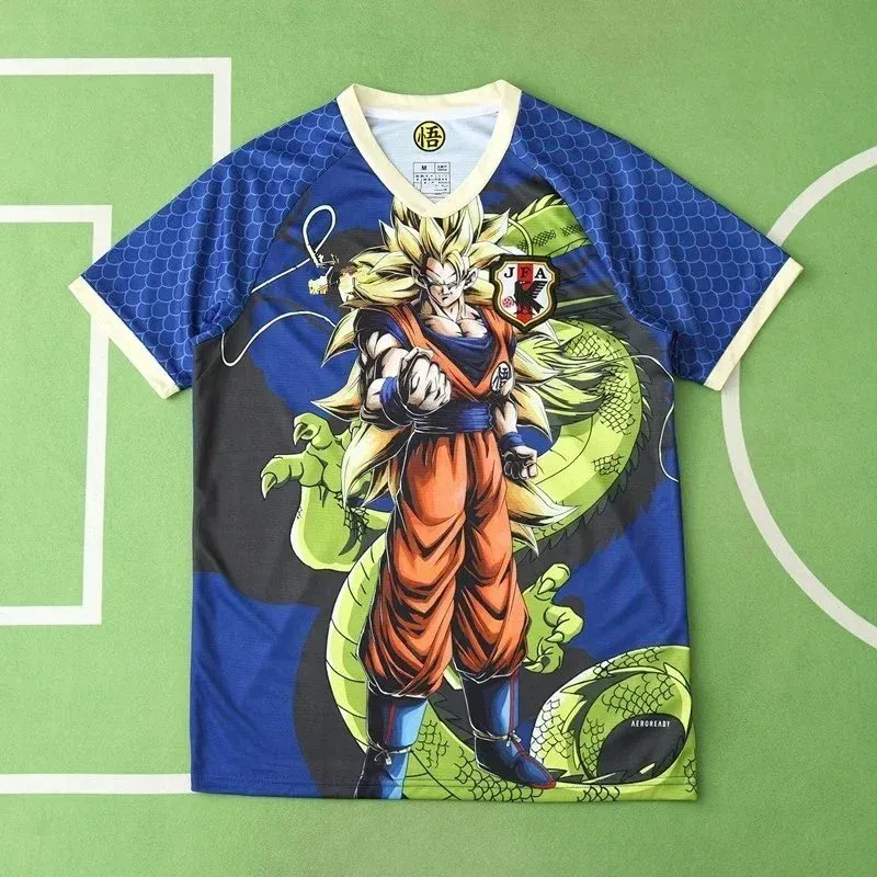 Other Dragon Ball Super Goku Jersey T-Shirt Blue Blue - 1