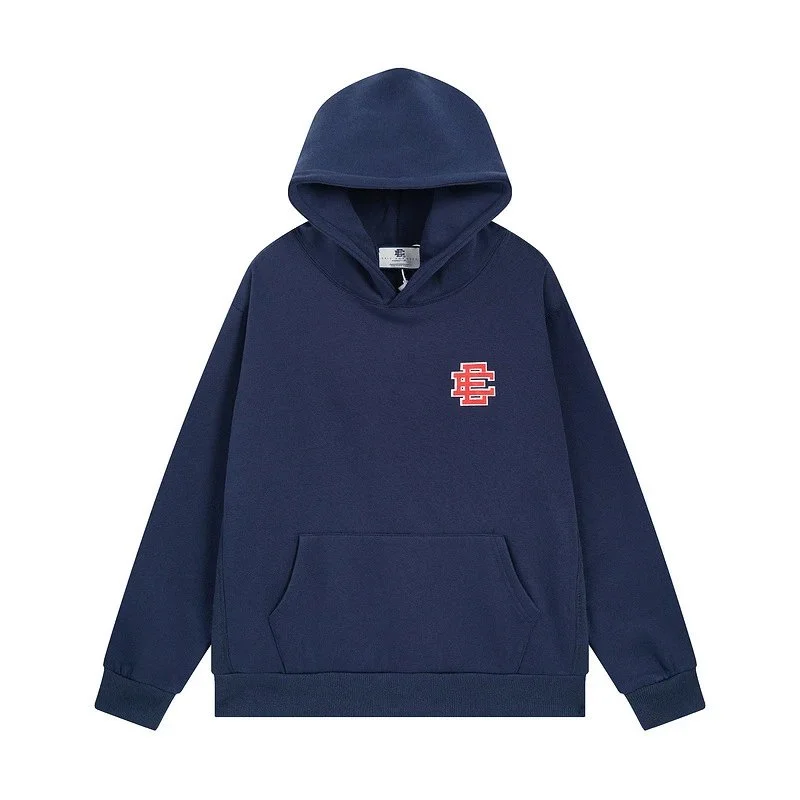 Other Unisex Navy E&E Embroidered Hoodie Navy - 1