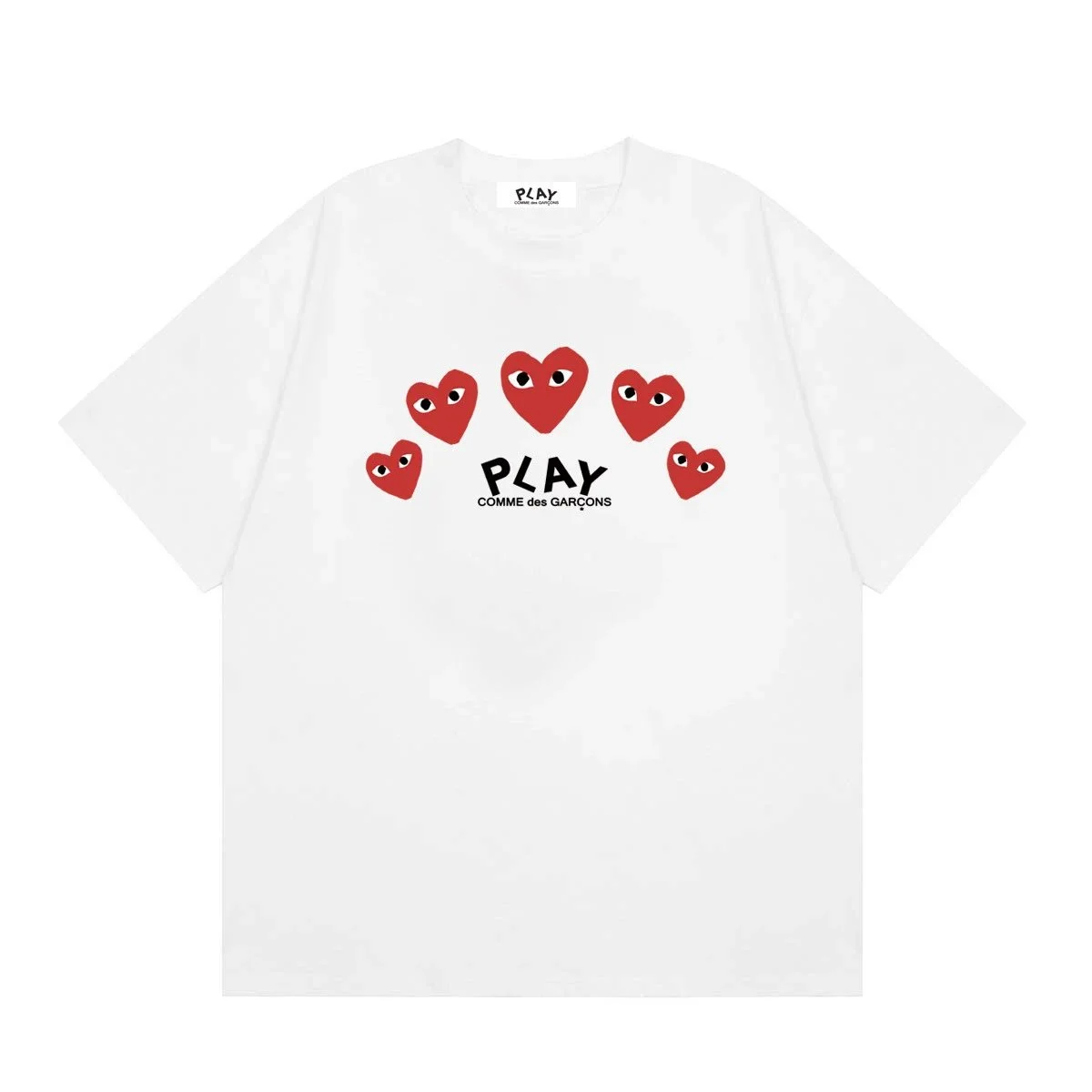 Comme des Garçons Comme des Garçons Play Heart White T-Shirt White - 1