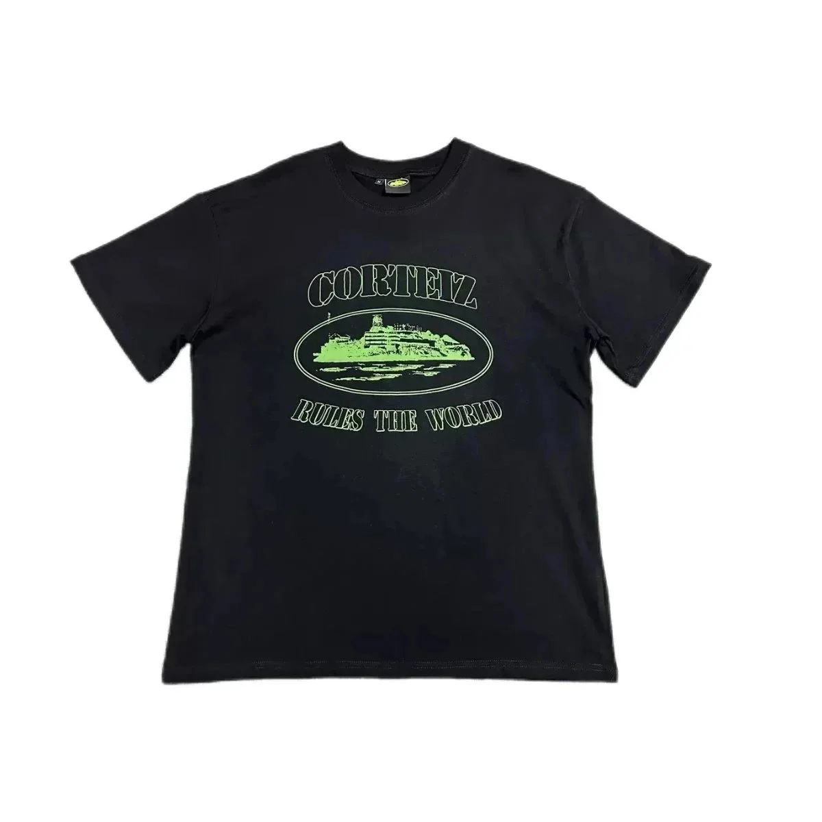 Corteiz Cortez SJ-06 Rules the World Black T-Shirt Black - 1