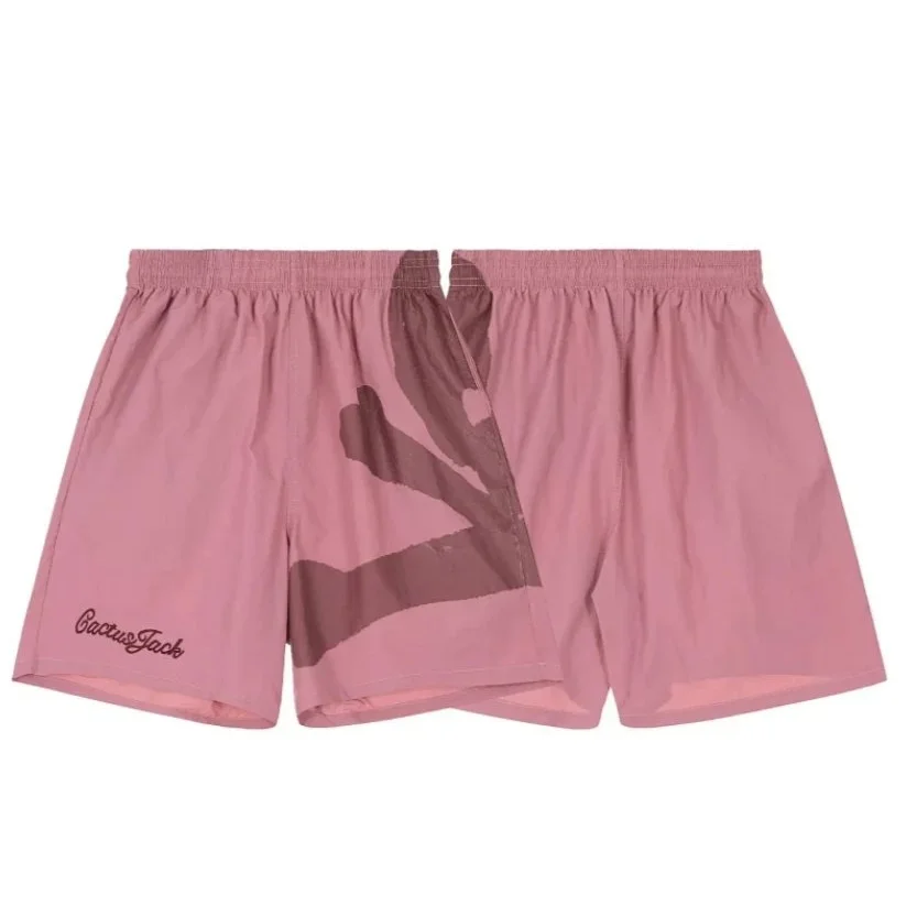 Travis Scott Cactus Jack Pink T201 Shorts Pink