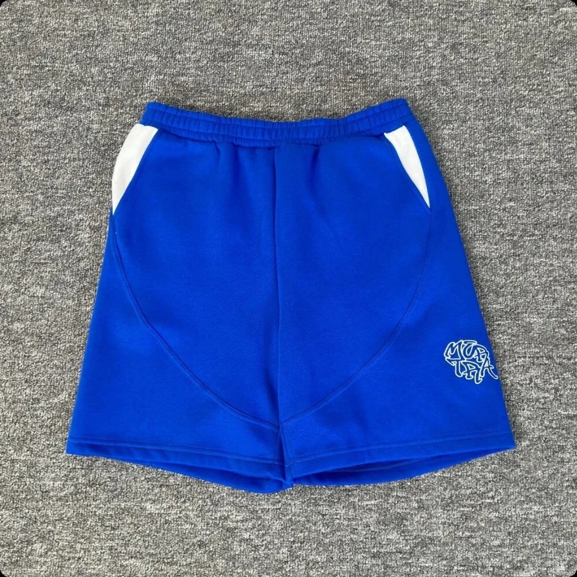 Other Vibrant Blue Panelled Athletic Shorts Blue - 1