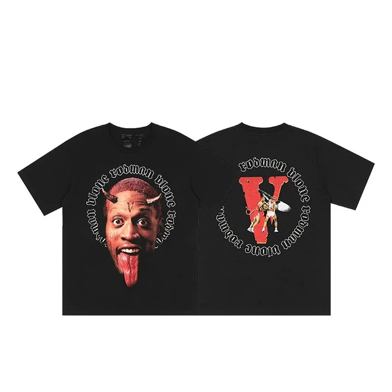Other Unisex Black VLONE Rodman T-Shirt Black - 1