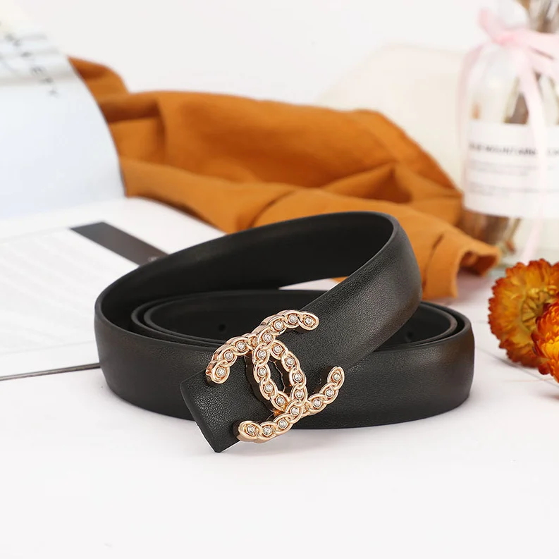 Chanel Chanel Classic CC Black Belt Black