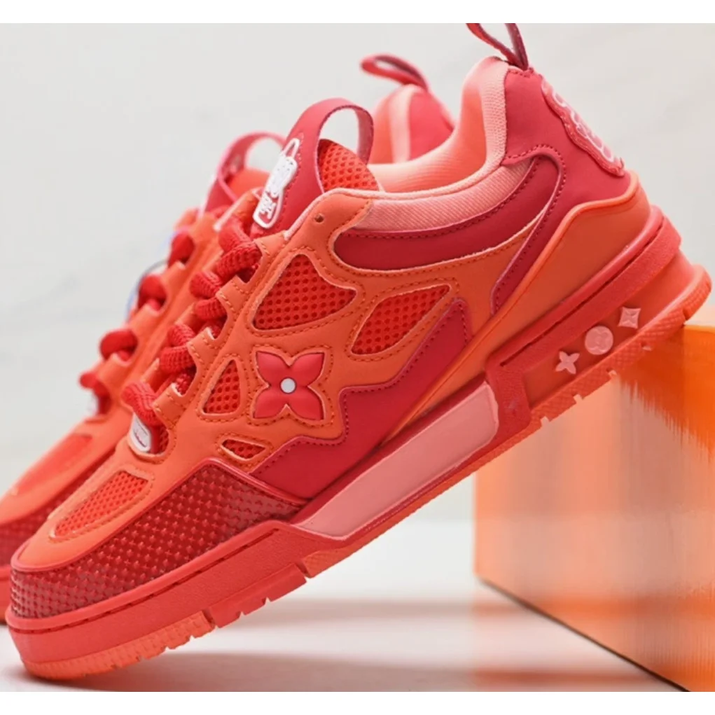 Louis Vuitton Louis Vuitton LV Trainer Orange/Red Sneakers Orange