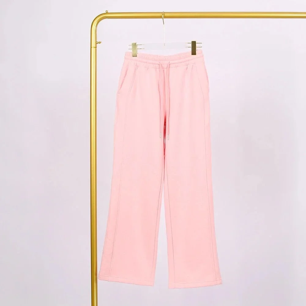 Other Women's Solid Pink Sweatpants Pink - 1