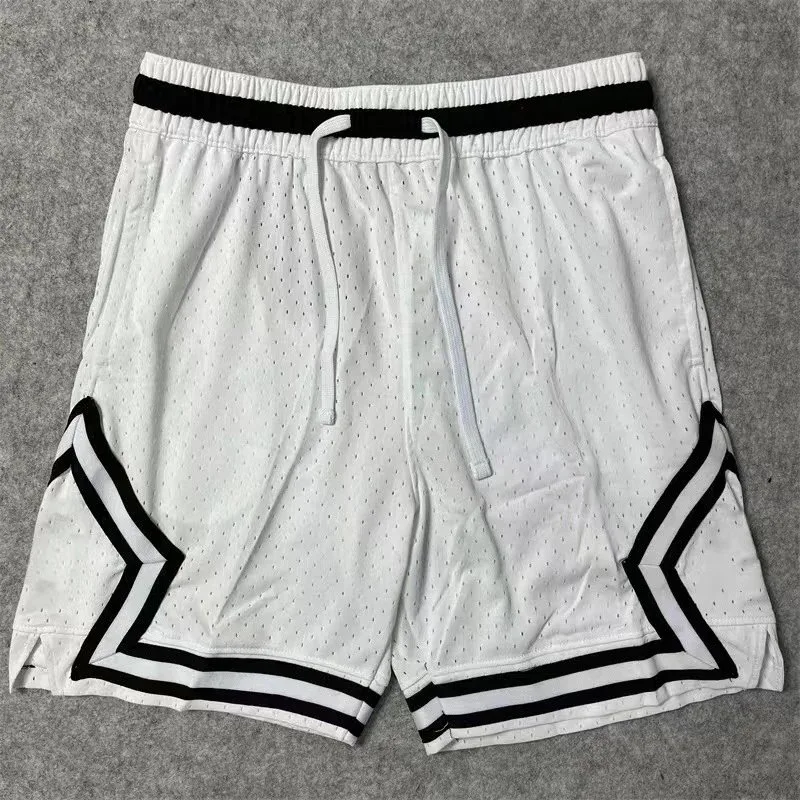 Other NO10 White Mesh Basketball Shorts White - 1