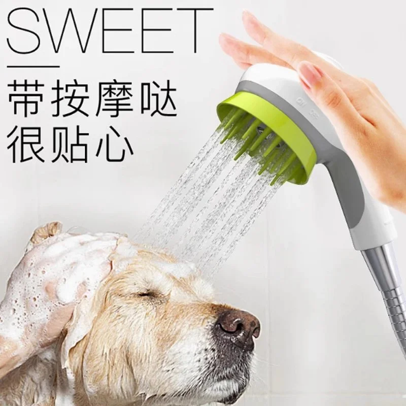 Other Pet Shower Head with Massage Function Green - 1