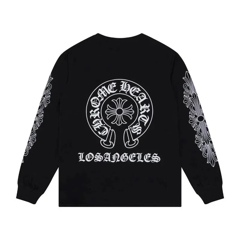 Chrome Hearts Chrome Hearts CH Black/White Long-Sleeve T-Shirt Black