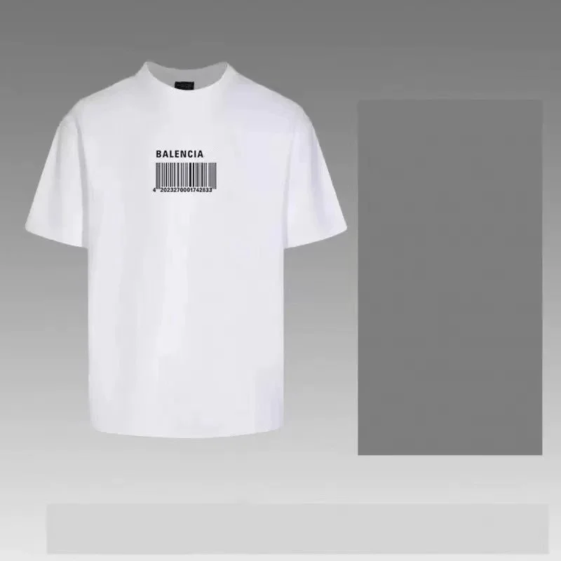 Balenciaga Balenciaga Barcode T-Shirt White T-Shirts White - 1