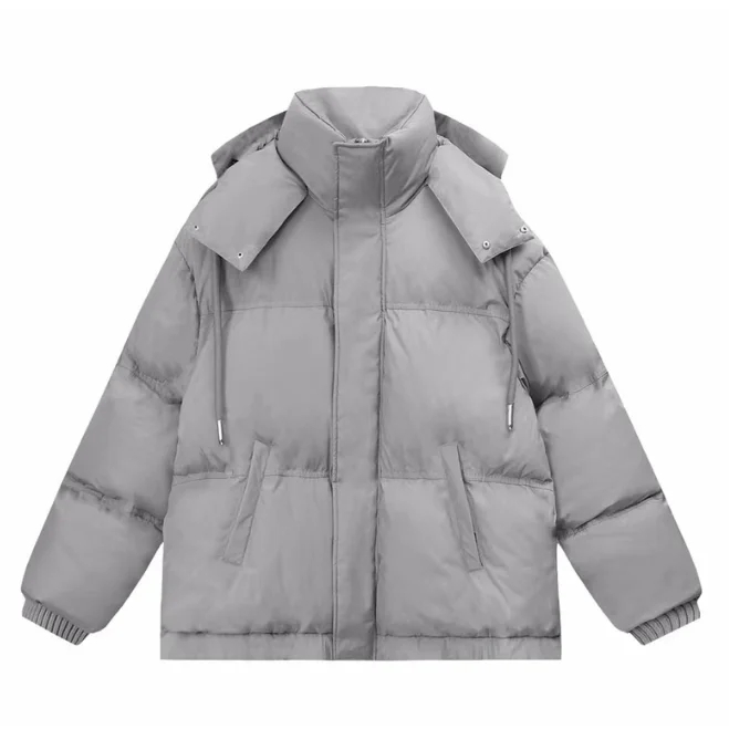 Other Oversized Grey Puffer Jacket Grey - 1