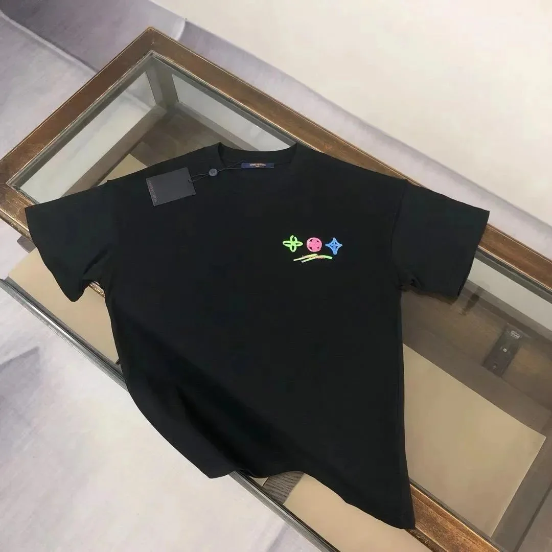 Louis Vuitton Louis Vuitton Monogram 23 Multicolor T-Shirt Black