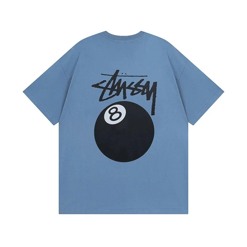 Stussy Stussy 8 Ball Blue T-Shirt Blue - 1