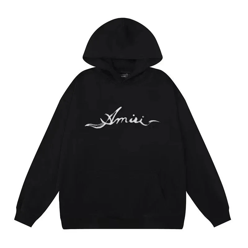 Amiri Amiri Amii Black Hoodie Black - 1