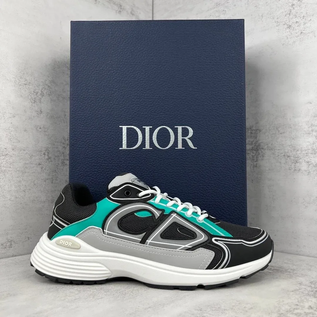 Dior Dior B22 Black Teal Grey Sneaker Black