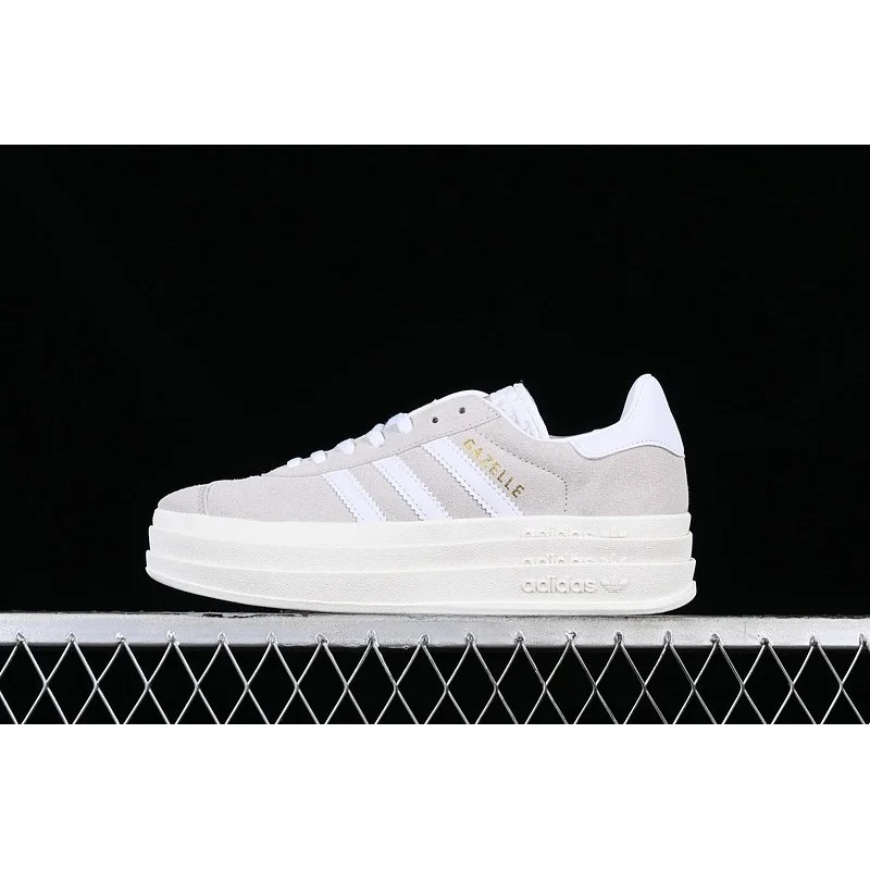 Adidas Adidas Gazelle White/Gold Sneakers White