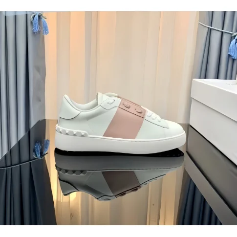 Valentino Valentino Rockstud White/Pink Sneakers White