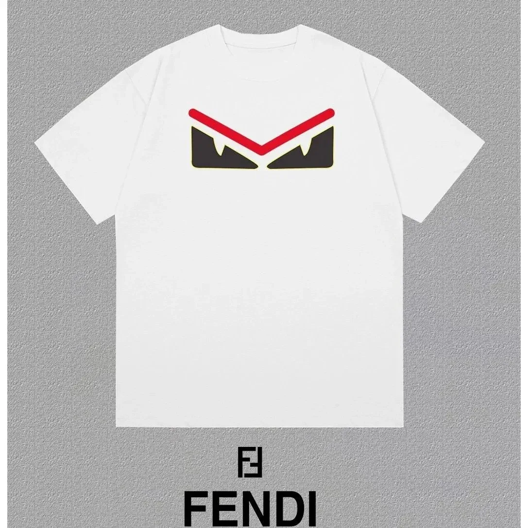 Fendi Fendi FF Monogram White T-Shirt White