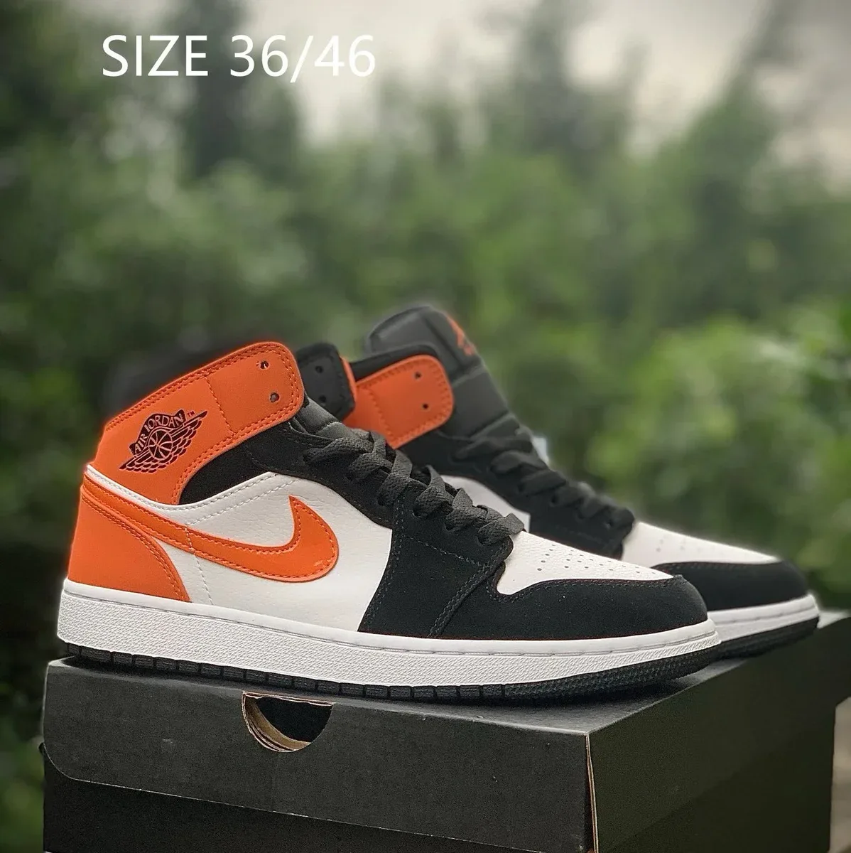 Nike Nike Air Jordan 1 Mid Shattered Orange Sneakers Orange - 1
