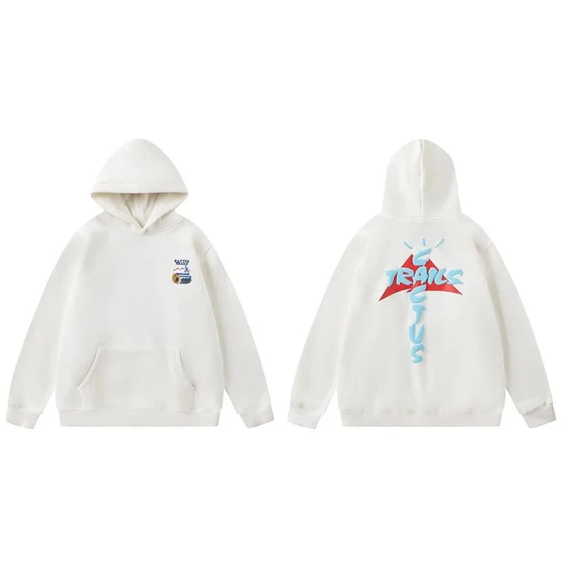 Other Unisex White Trails CTUS Hoodie White - 1
