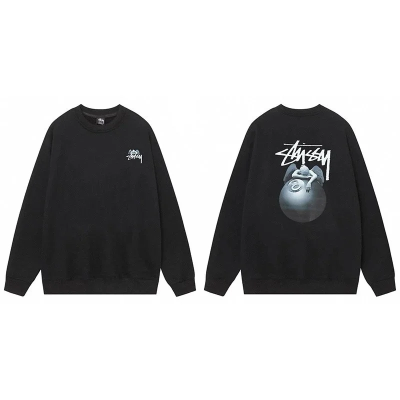 Stussy Stussy Stüssy Bear Black Hoodie Black - 1