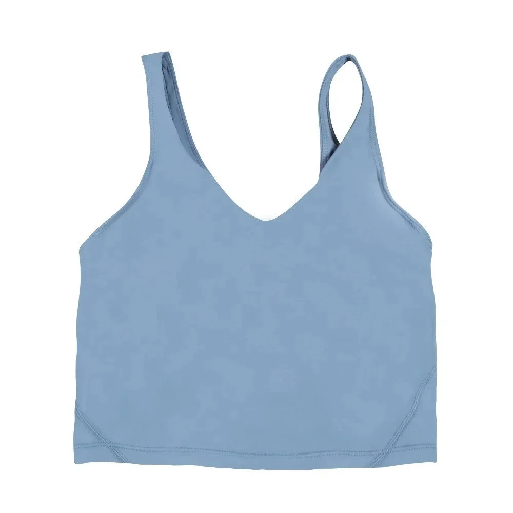 Other U-Back Tank Top in Dusty Blue Blue - 1