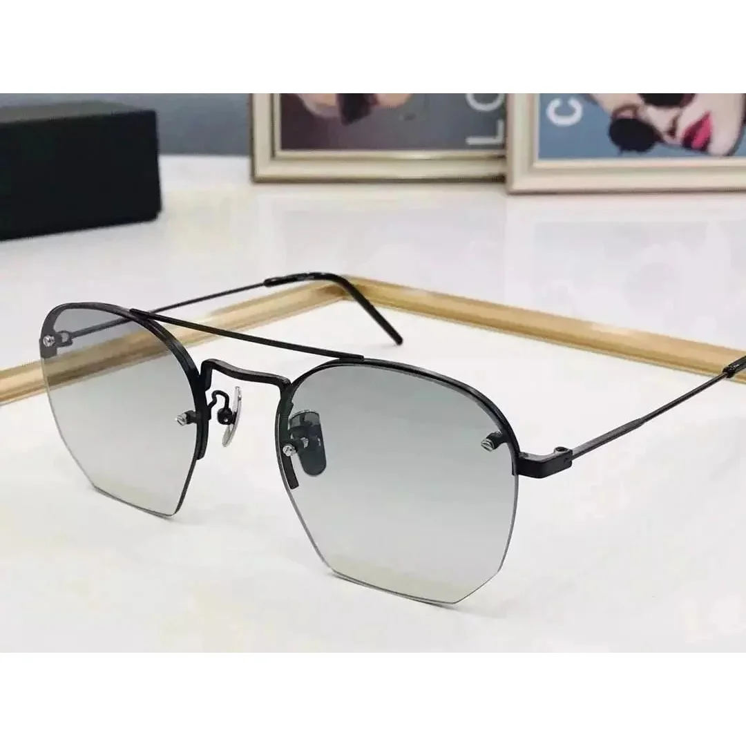 Saint Laurent Saint Laurent Iconic Sunglasses Black Silver Black - 1