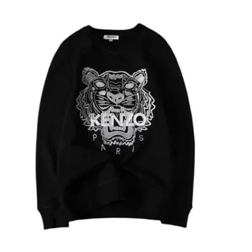 Kenzo Kenzo Tiger Head Black Sweatshirt Black - 1
