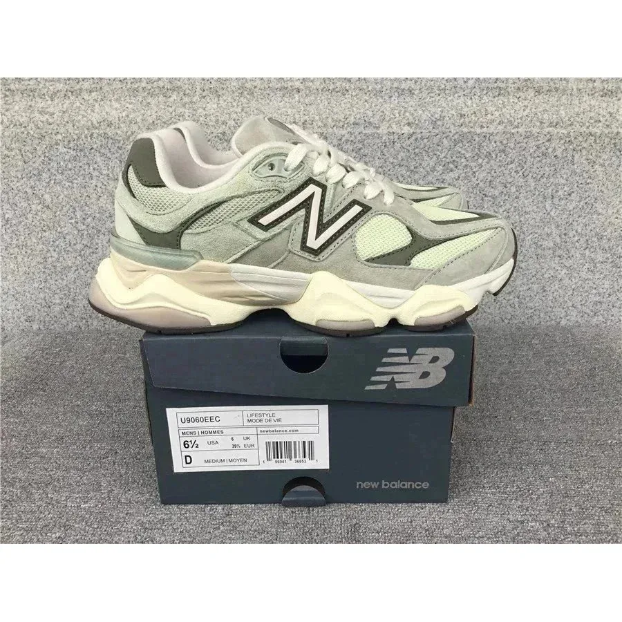 New Balance New Balance 9060 U9060EEC Olive Lifestyle Sneakers Green - 1