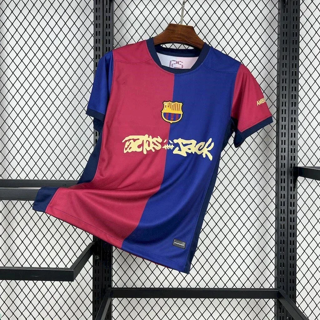 A Bathing Ape A Bathing Ape FC Barcelona Home Jersey 24/25 Red - 1