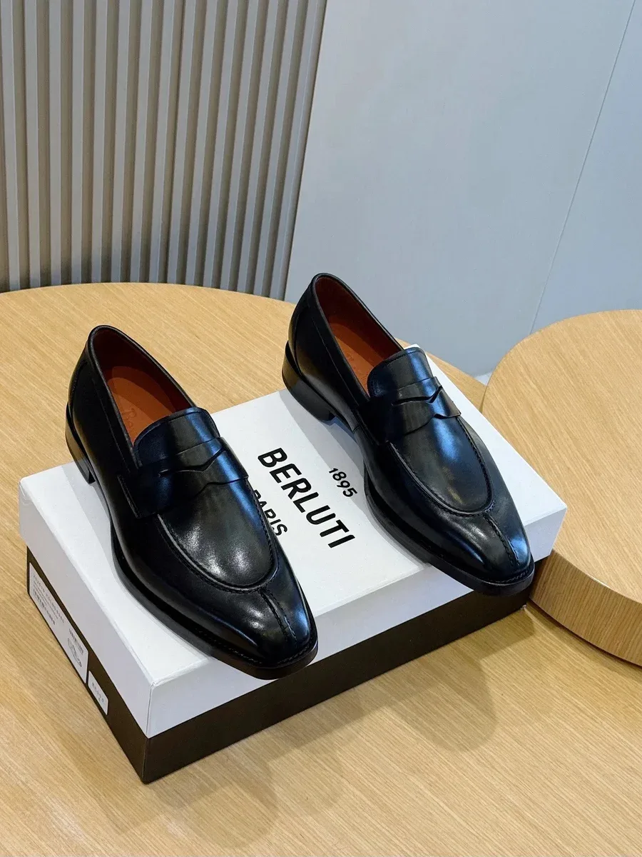 Berluti Berluti Black Penny Loafer Black