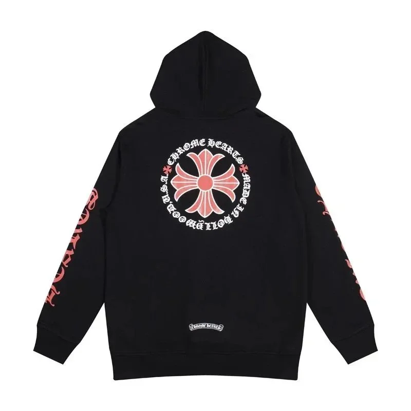 Chrome Hearts Chrome Hearts CH Cross Black/Pink Hoodie Black