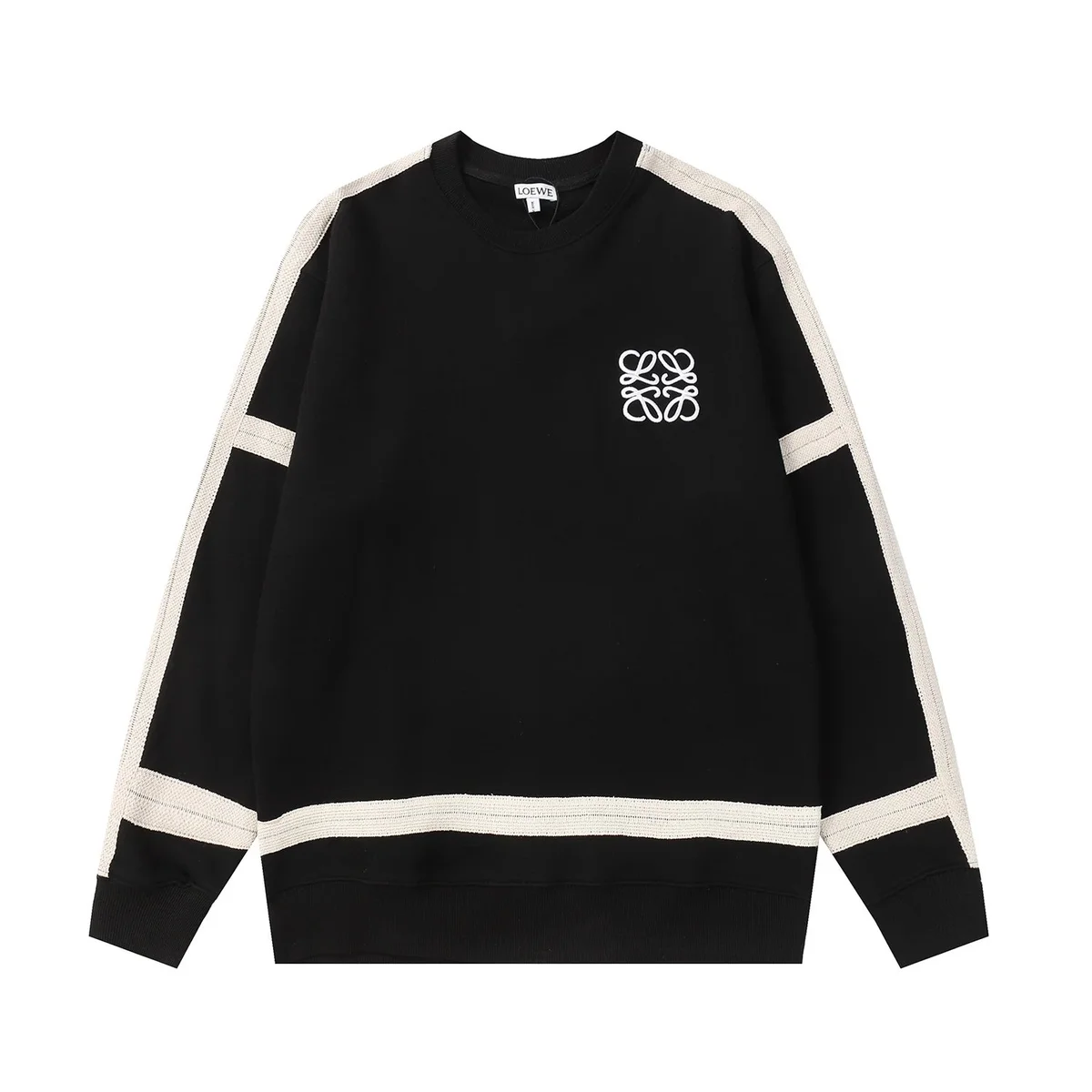Loewe Loewe Anagram Black/Cream Sweatshirt Black