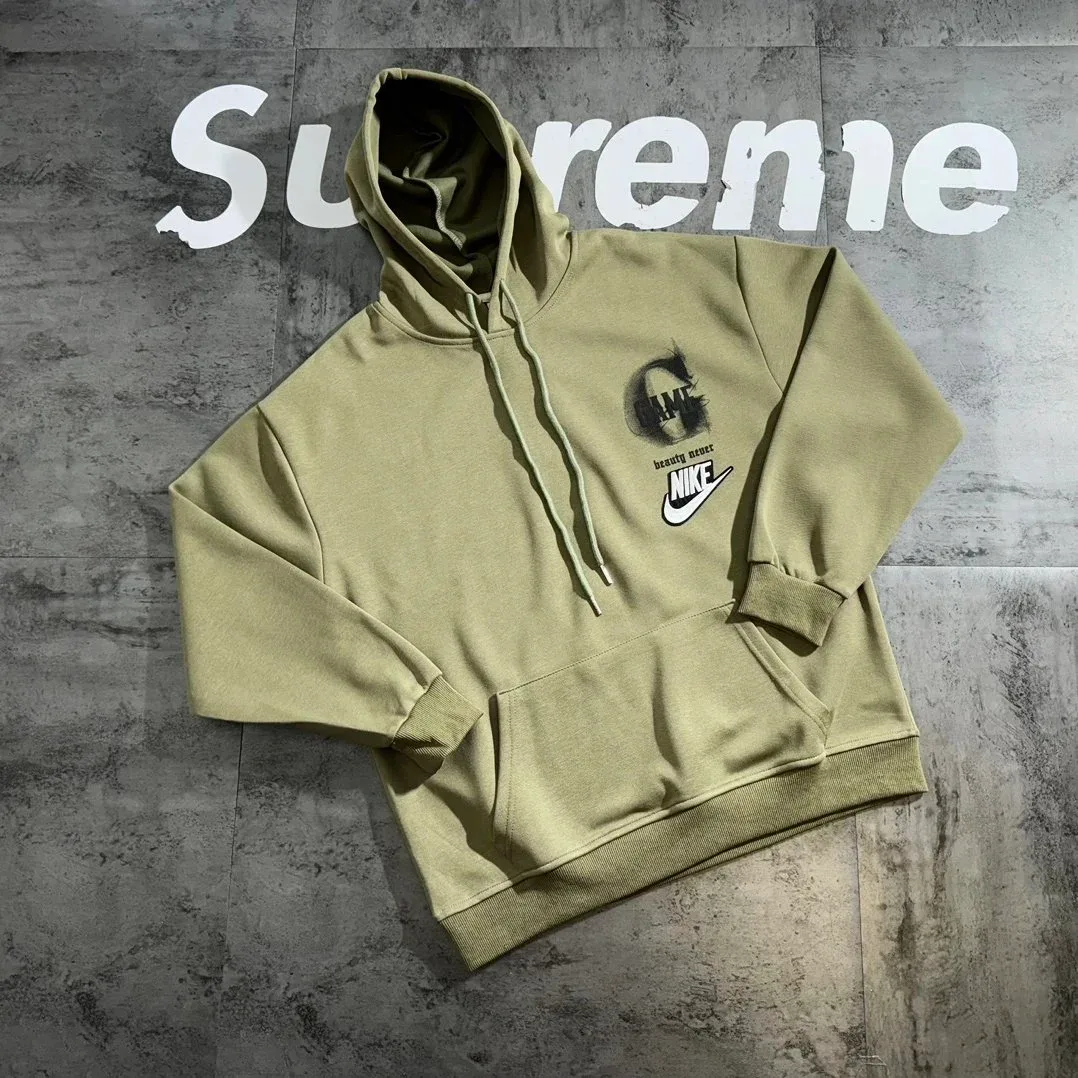 Nike Nike Club Fleece E-1 Green Hoodie Green