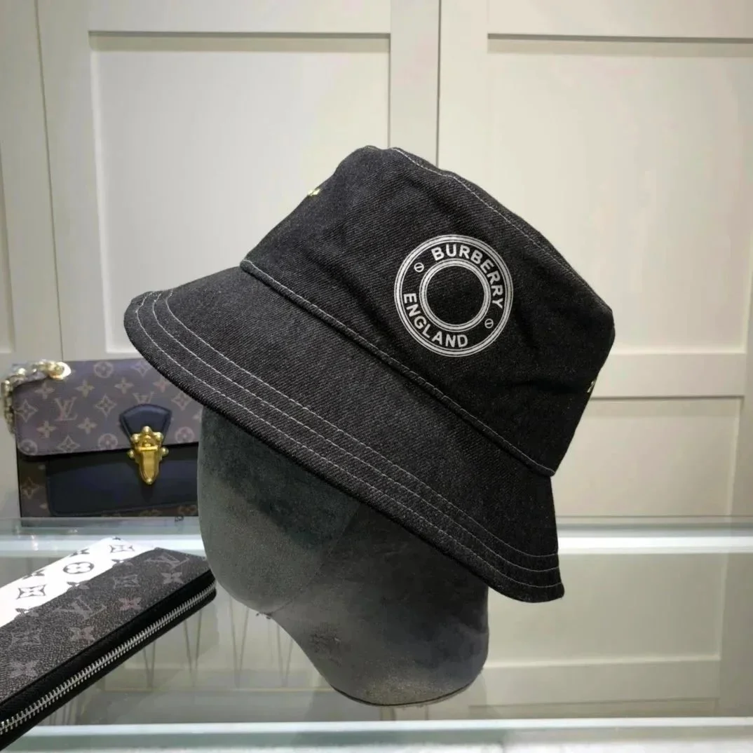 Burberry Burberry TB Monogram Denim Black Bucket Hat Black